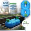 marseplast bolt 10 000l, zbiornik na wodę, zbiornik na wodę deszczową, zbiornik na deszczówkę